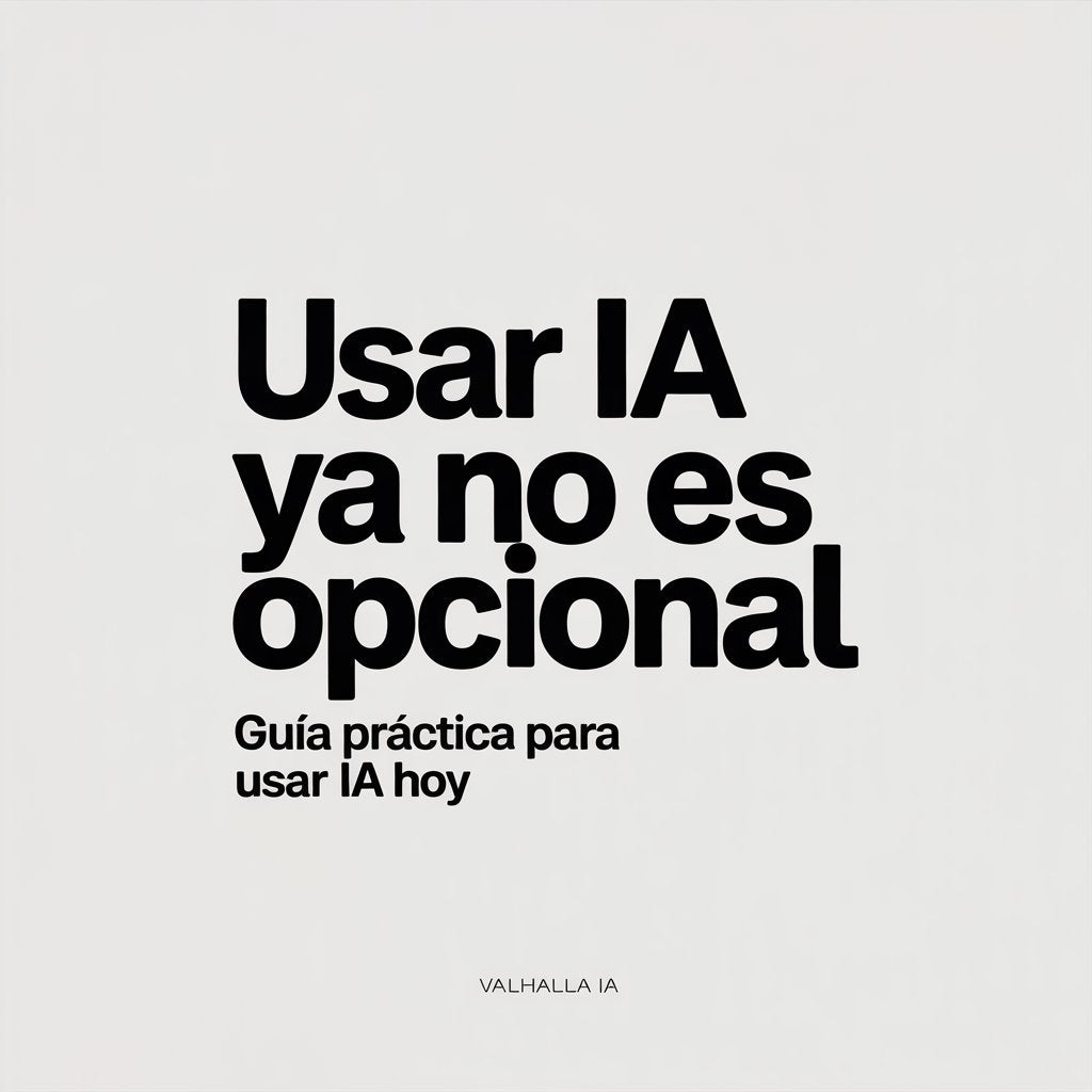 Usar IA ya no es opcional
